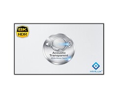 HiViLux HiViLux® Akoestisch  Zero-Fixed Frame – HiViWhite  SD Geweven - 127" 16:9 HD   280 x 158 cm