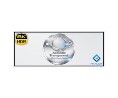 HiViLux HiViLux® Akoestisch  Zero-Fixed Frame – HiViWhite  SD Geweven - 115" 21:9  269 x 115 cm