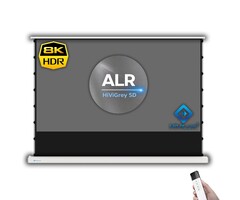 HiViLux HiViLux® ALR Kontrast Vloer-gemotoriseerd projectiescherm – HiViGrey  5D/HD R – Wit -  127" 16:9 HD   280 x 158 cm