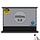 HiViLux® grijs Vloer-gemotoriseerd projectiescherm – HiViGrey  0,8 - Zwart - 127" 16:9 HD   280 x 158 cm