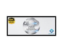 HiViLux HiViLux® Akoestisch Flueel -Fixed Frame – HiViWhite SD Geweven - 133" 21:9 311 x 133 cm