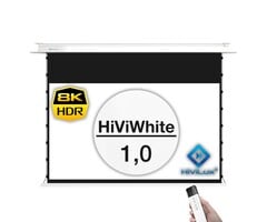 HiViLux HiViLux® InCeiling  Tension-gemotoriseerd projectiescherm Met HiViWhite  1,0 Wit Doek - 115" 21:9  269 x 115 cm