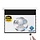 HiViLux® Akoestisch  InCeiling  Tension-gemotoriseerd projectiescherm Met HiViWhite  SD Geweven - 110" 16:9 HD 244 x 137 cm