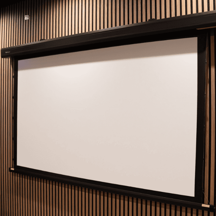 HiViLux HiViLux® grijs Tension-gemotoriseerd projectiescherm – HiViGrey  0.8 – wit - 100" 16:9 HD   221 x 125 cm