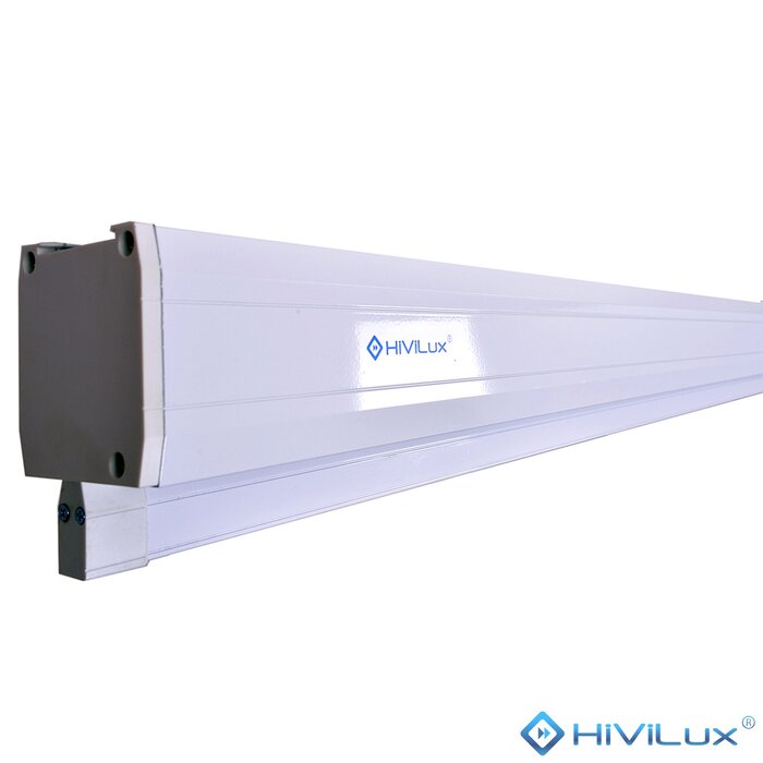 HiViLux HiViLux® Tension-gemotoriseerd projectiescherm – HiViWhite  1,0 Wit Doek – Behuizing Wit -  92" reboxed 16:9 HD  204 x 115 cm
