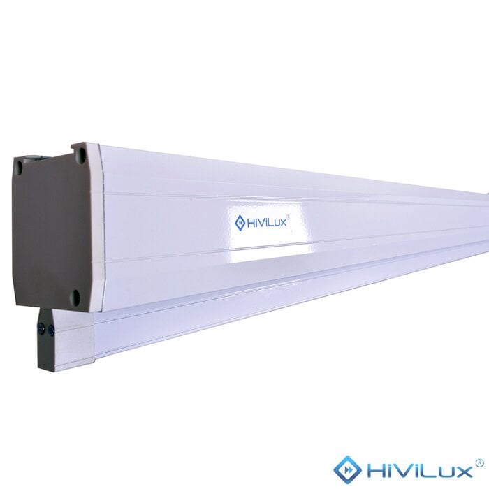 HiViLux HiViLux® Tension-gemotoriseerd projectiescherm – HiViWhite  1,0 Wit Doek – Behuizing Wit -  92" reboxed 16:9 HD  204 x 115 cm