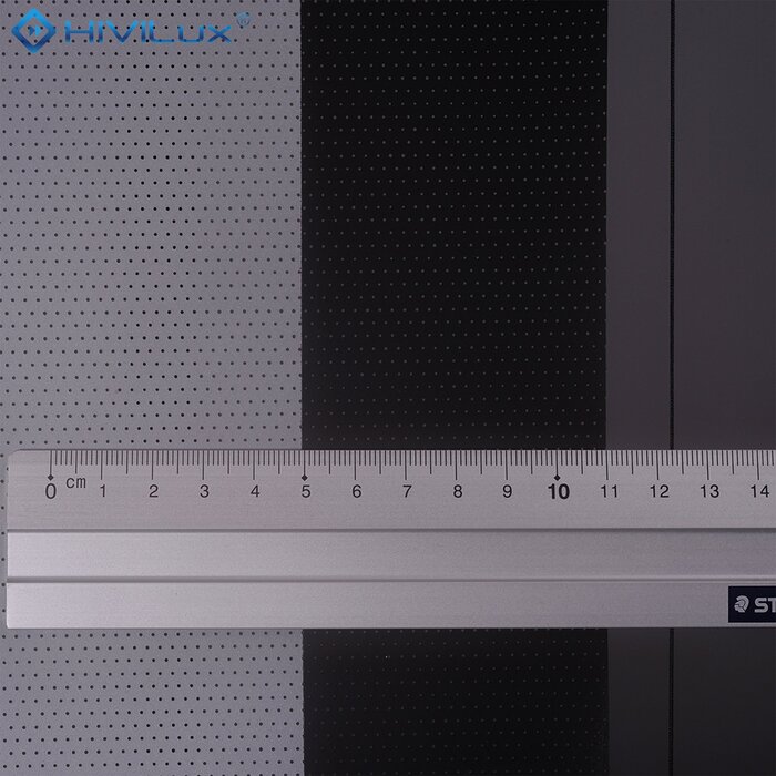 HiViLux HiViLux® ALR Akoestisch  Tension-gemotoriseerd projectiescherm – HiViGrey  5DMP micro perforated– Wit -  110" 16:9 HD   244 x 137 cm