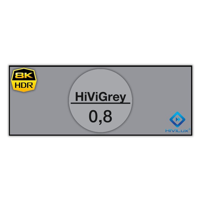 HiViLux HiViLux® grijs Zero-Fixed Frame – HiViGrey  0,8 - 110" 16:9 HD   244 x 137 cm