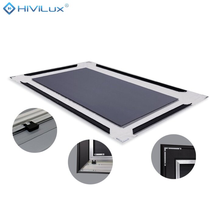 HiViLux HiViLux® ALR Contrast-Fixed Frame – HiViGrey  5D/HD R - 110" 16:9 HD   244 x 137 cm