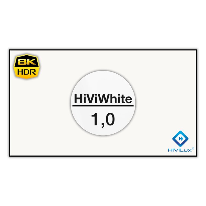 HiViLux HiViLux® Wit  Zero-Fixed Frame – HiViWhite  1,0 - 135" 16:9 HD   299 x 168 cm