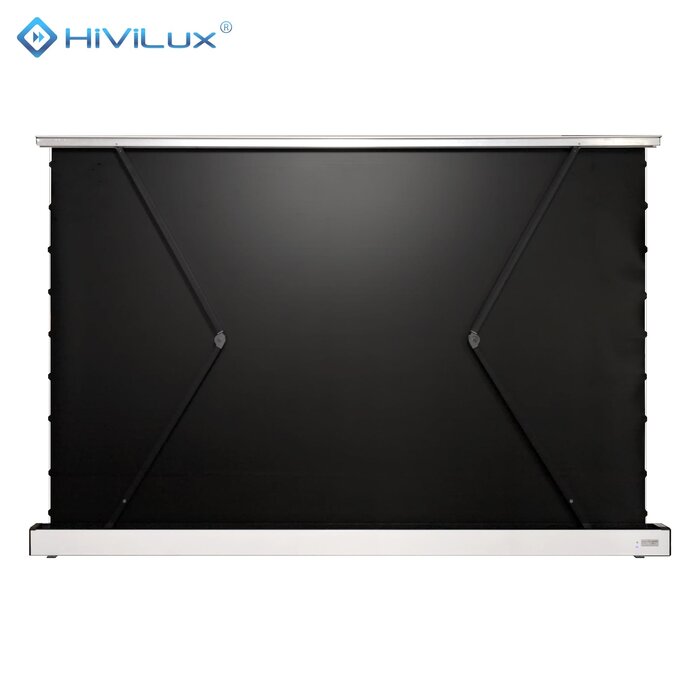 HiViLux HiViLux®  Vloer-gemotoriseerd projectiescherm – HiViWhite  1,0 – wit - 92" 16:9 HD   204 x 115 cm