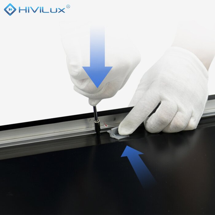 HiViLux HiViLux® Wit  Flueel -Fixed Frame – HiViWhite  1,0 - 92" 16:9 HD   204 x 115 cm