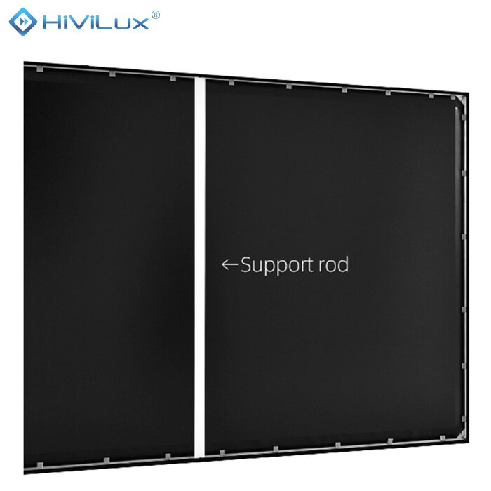 HiViLux HiViLux® Wit  Flueel -Fixed Frame – HiViWhite  1,0 - 92" 16:9 HD   204 x 115 cm