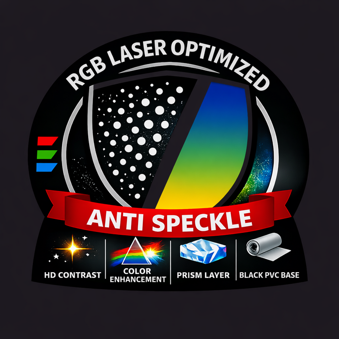 HiViLux HiViLux® RGB-Triplelaser Tension-gemotoriseerd projectiescherm – HiViGrey  3L - Wit -165" 16:9 HD   365 x 206 cm