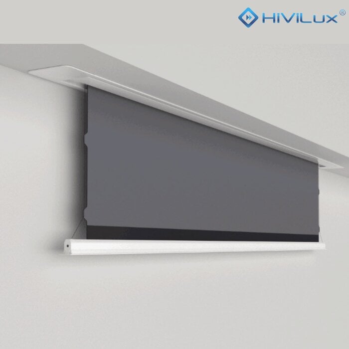 HiViLux HiViLux® UST/CLR InCeiling  Tension-gemotoriseerd projectiescherm Met HiViPrism  HD R - 135" 16:9 HD 299 x 168 cm