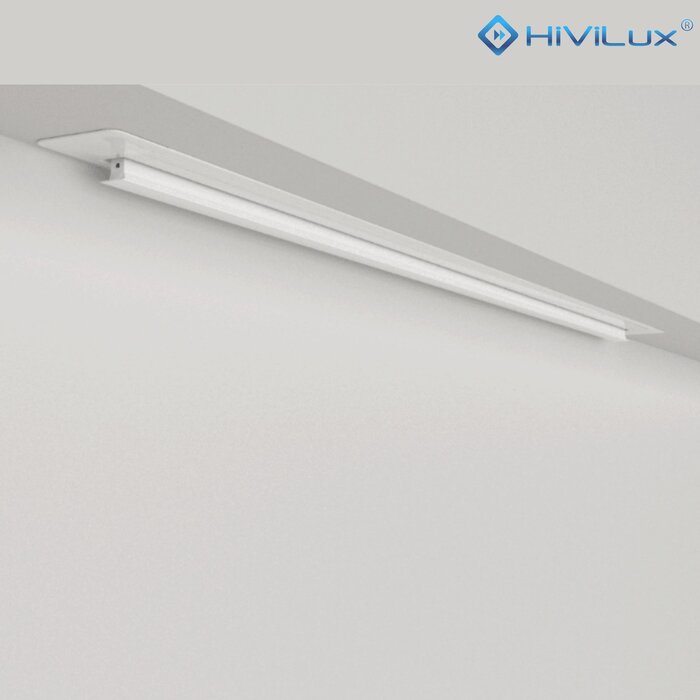 HiViLux HiViLux® grijs InCeiling  Tension-gemotoriseerd projectiescherm Met HiViGrey  0,8 - 150" 16:9 HD 332 x 187 cm