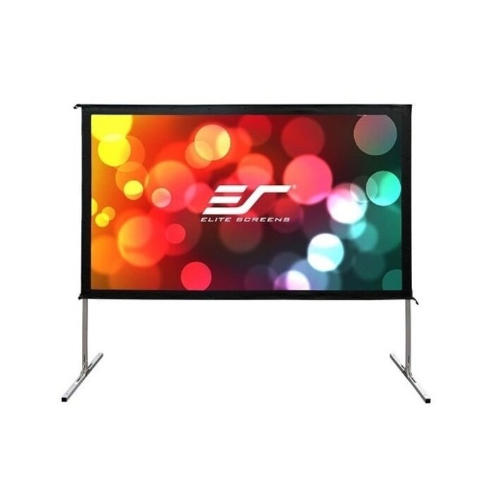 Elite Screens Elite Screens Yard Master2 110 inch Outdoor Projectiescherm 16:9 (244 x 137 cm) – WraithVeil Dual Doek (Front & Rear Projection), Opvouwbaar Frame (Model OMS110H2-DUAL)