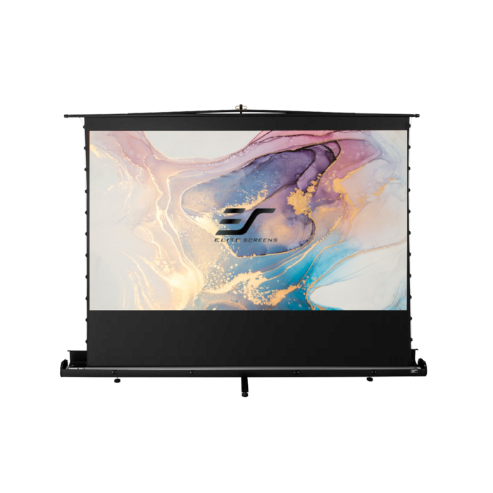 Elite Screens Elite Screens ezCinema Tab-Tension Plus 113 inch Projectiescherm 16:9 (250 x 141 cm) – CineGrey 4D ALR Doek, Mobiel Floor-Up met Tab-Tension en Telescopisch Systeem (Model FT113UH-C4D) - Retourdeal