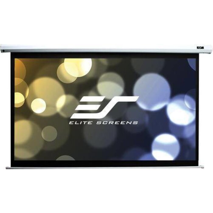 Elite Screens Elite Screens Spectrum 100 inch Elektrisch Projectiescherm 16:9 (222 x 125 cm) – MaxWhite Doek, Witte Behuizing, Wand/Plafondmontage – Electric100XH - Retourdeal!