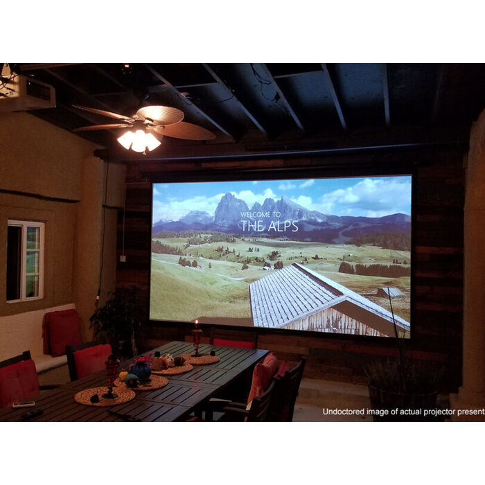 Elite Screens Elite Screens Spectrum 100 inch Elektrisch Projectiescherm 16:9 (222 x 125 cm) – MaxWhite Doek, Witte Behuizing, Wand/Plafondmontage – Electric100XH - Retourdeal!