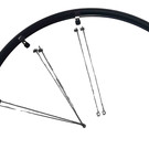Spatbord 26" 45 mm mat zwart