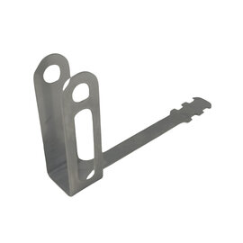 ligfietsshop Chain tube fastening strip, single 100mm