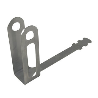 ligfietsshop Kettingbuissteun enkelzijdige lip voor 100mm rol