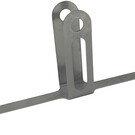 ligfietsshop Kettingbuissteun 2-zijdige lip 100 mm