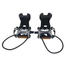 ligfietsshop Pedal with toe clip and elastic
