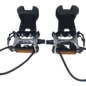ligfietsshop Pedals with toe clip and elastic for foot fixation
