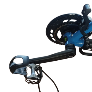 ligfietsshop Pedals with toe clip and elastic for foot fixation