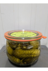 Fijningelegde augurken zoet-zuur pot 500 gram.