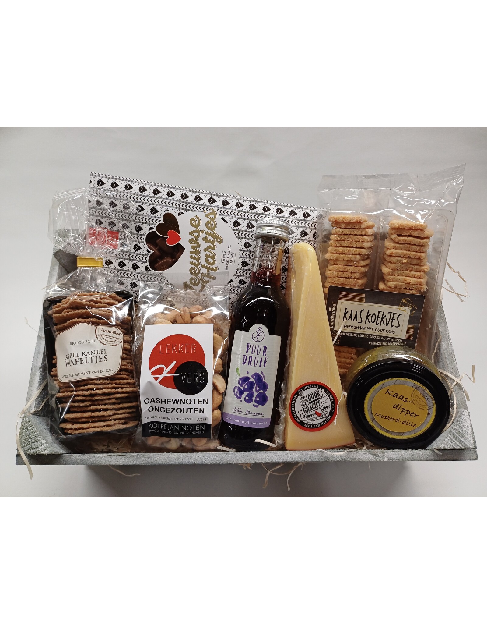 Houten kratje cadeau.