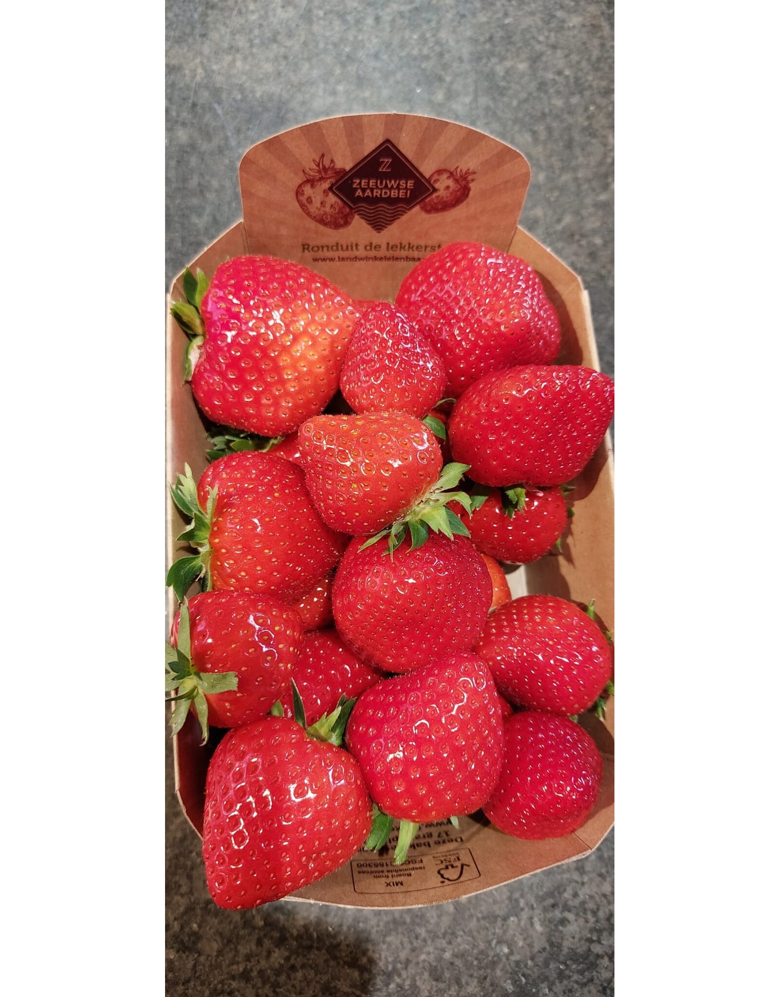 Aardbeien per 500gr.
