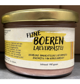 Fijne leverpastei per pot 190gram.