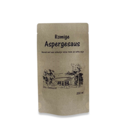 Aspergesaus per zakje.