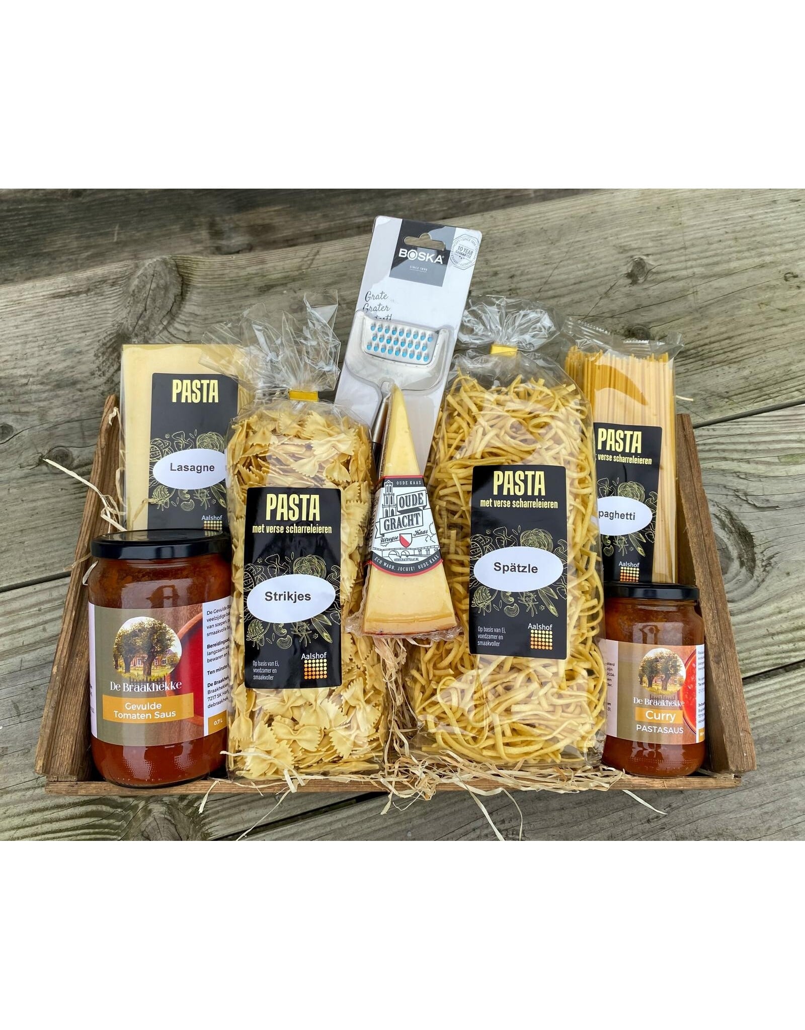 Kerstgeschenk pasta pakket