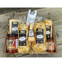 Kerst geschenk pasta pakket