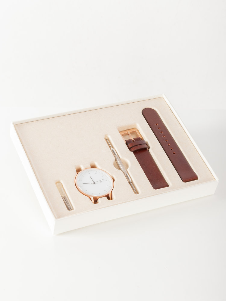 INSTRMNT Everyday 40mm Rose Gold/Brown