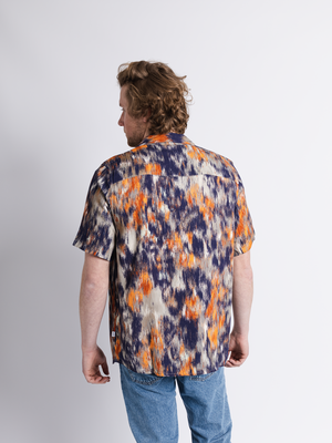 Wax London Didcot Shirt Watercolour Floral Multi
