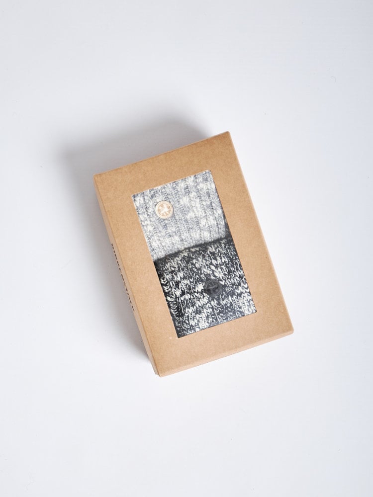 Birkenstock Gift Box Black/Grey Socks