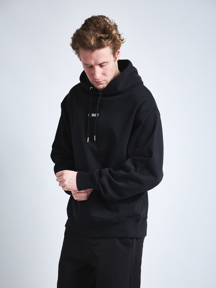 Stuen STUEN.Label Oversized Hoodie Black