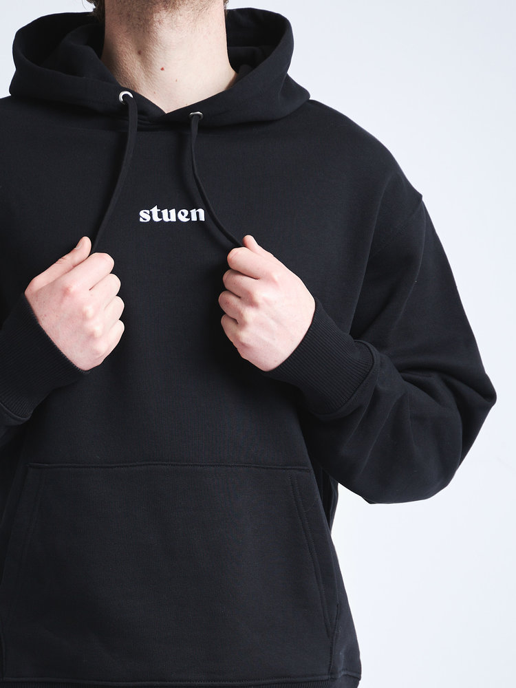 STUEN.Label STUEN.Label Oversized Hoodie Black