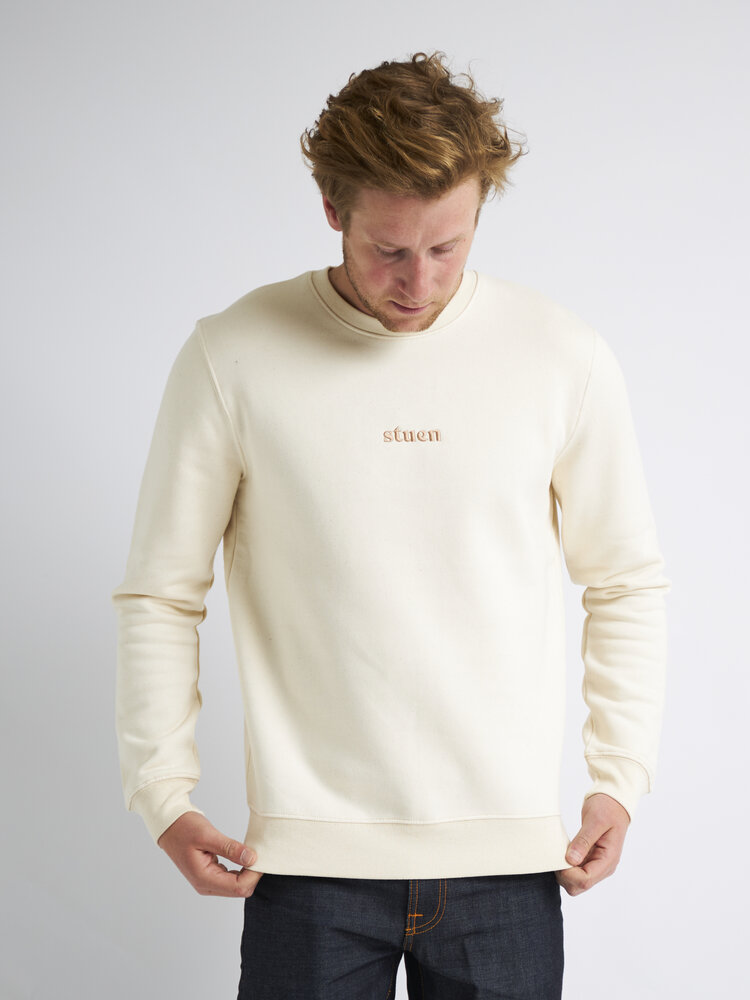 STUEN.Label Sweater Natural Raw