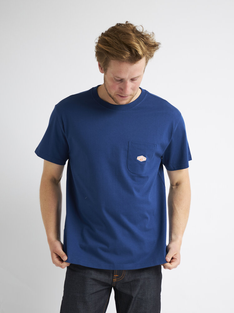 Nudie Jeans Leffe Pocket Tee French Blue