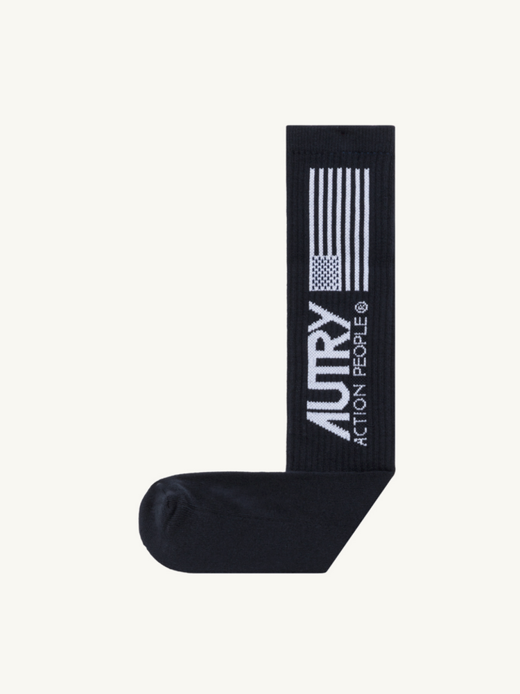 Autry Action Shoes Autry Sock Iconic Action Navy