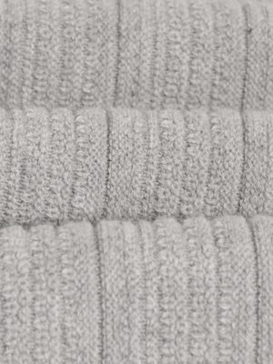 Wax London Oban Polo Vertical Knit Grey
