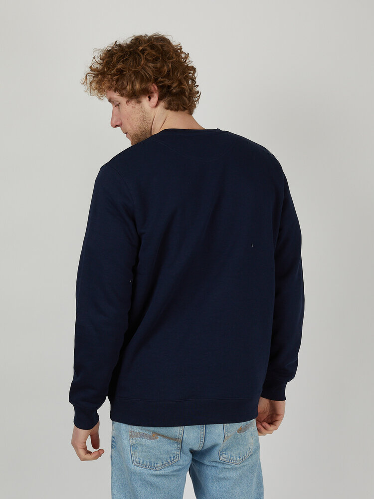 STUEN.Label STUEN.Sweater Tricolores Navy