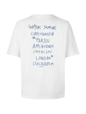 Samsøe Samsøe Sacopenhagen T-Shirt Copenhagen White