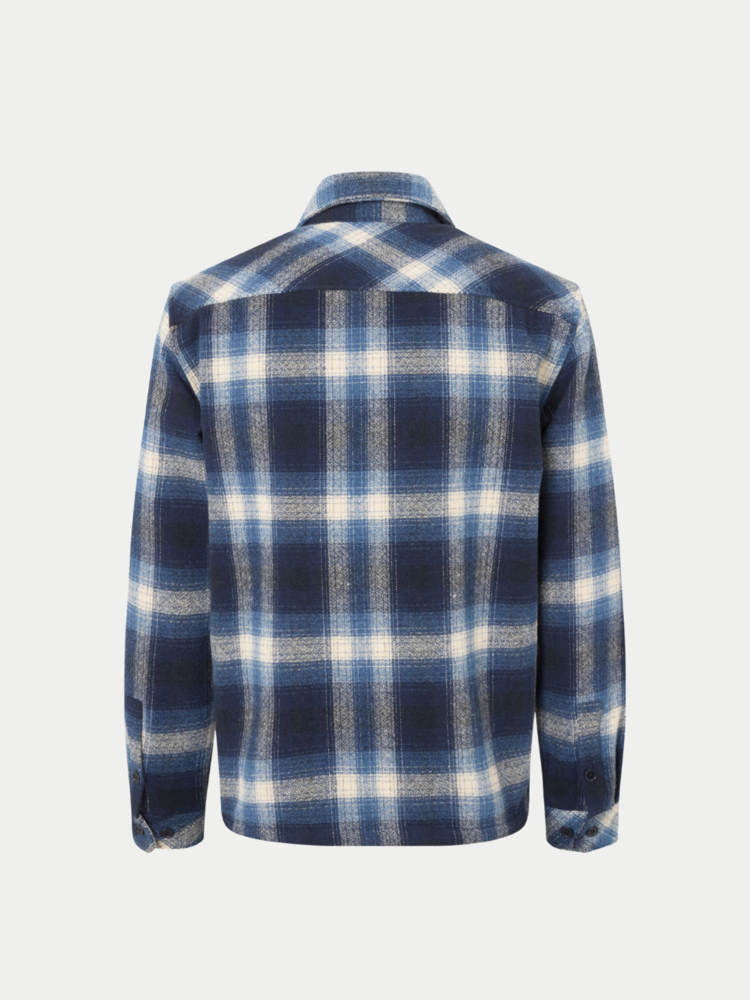 Samsøe Samsøe Sacastor X H Overshirt True Navy Checkered